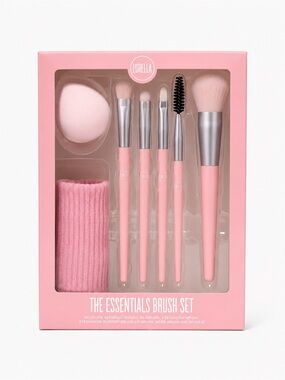 Lurella The Essentials Pink Makeup Brush Set